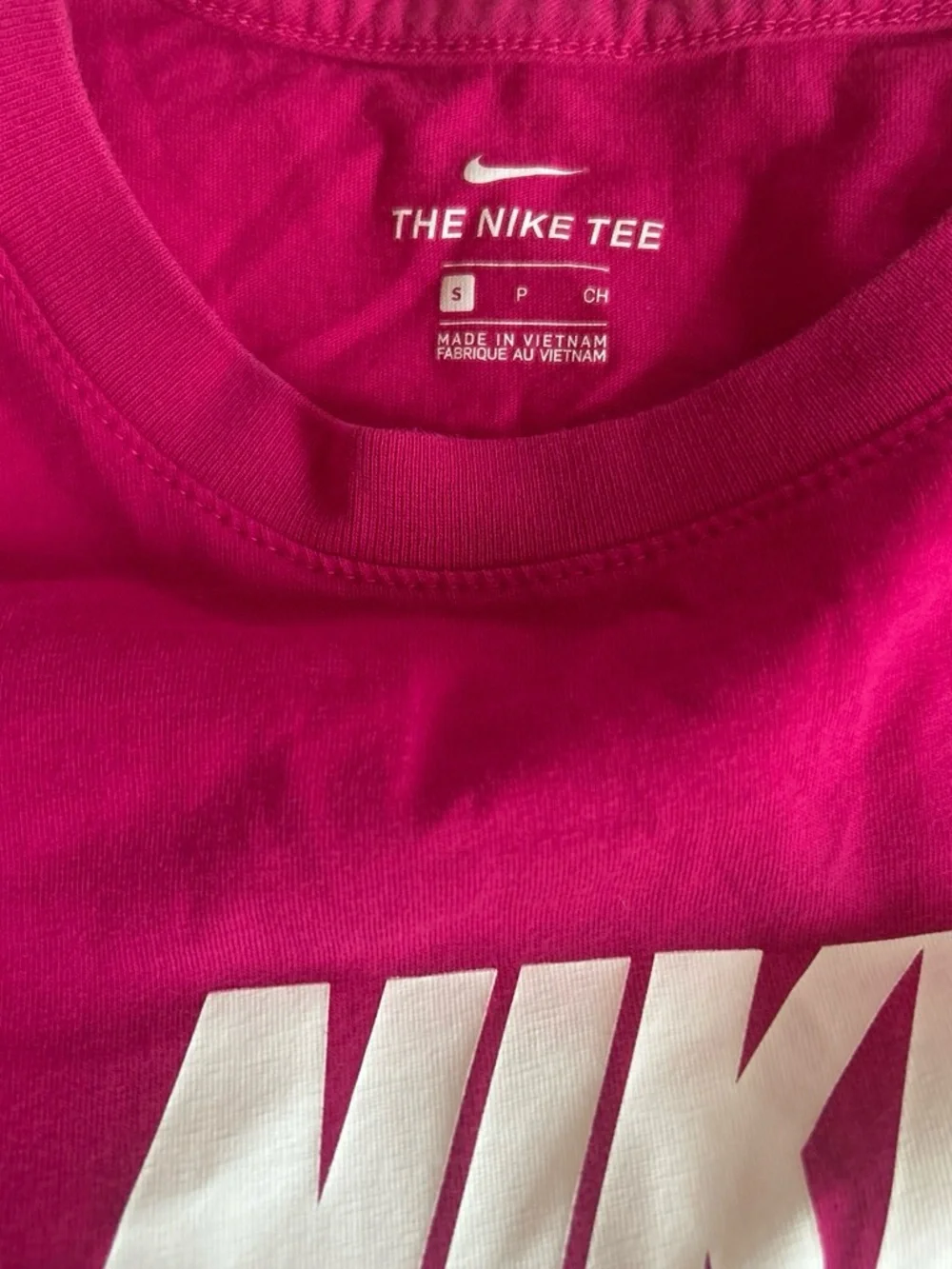 Nike Pink Short Sleeve Logo Tee